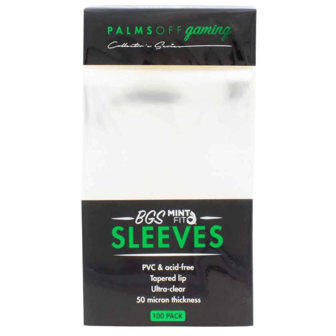 Palms Off Mint-Fit BGS Graded Card Sleeves – Regular 100pc