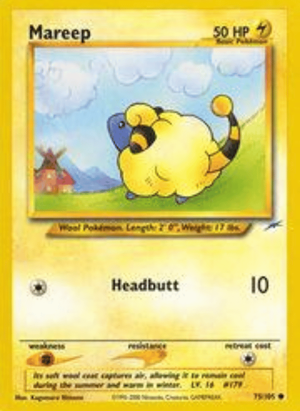 Mareep Neo Destiny 075/105 Common Pokemon