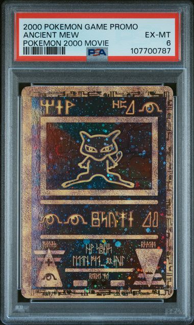 2000 Pokemon Game Movie Ancient Mew Pokemon 2000 Movie PSA 6 EX-MT
