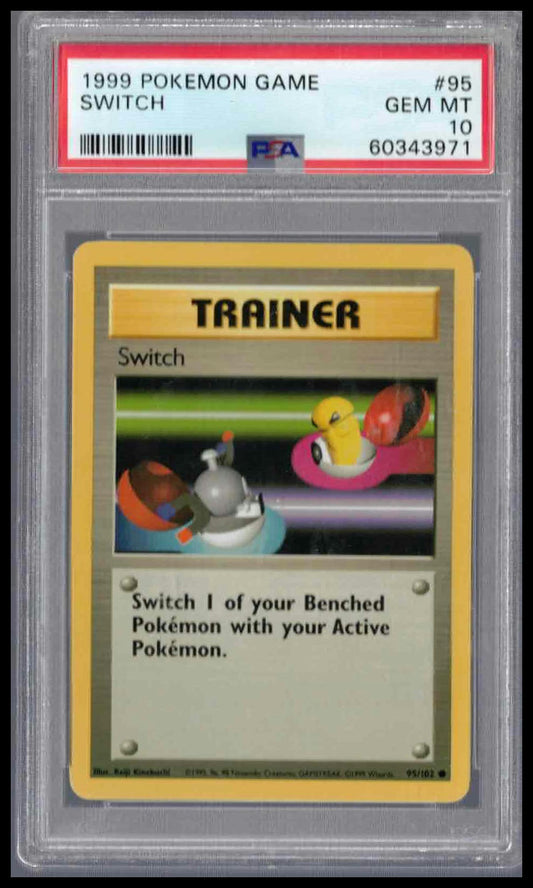 Pokémon Base Set 1999 #95 Switch PSA 10 Gem Mint