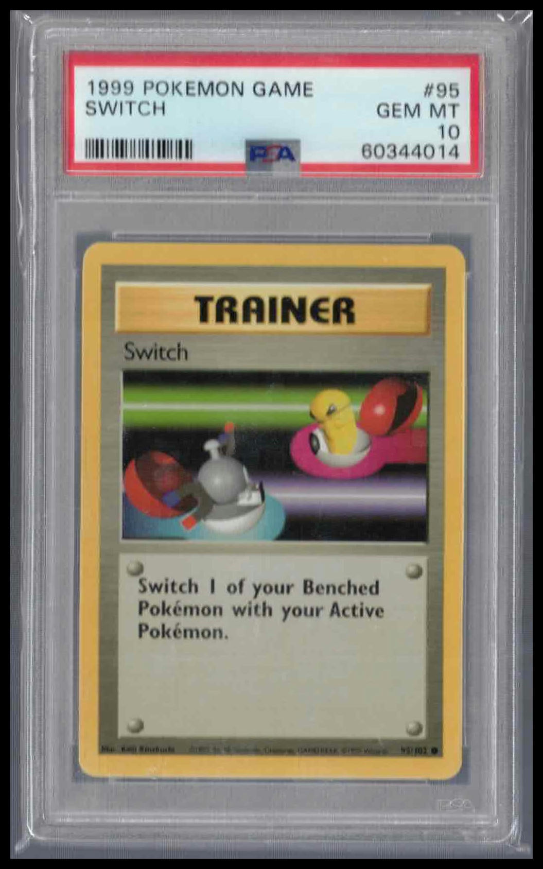 Pokémon Base Set 1999 #95 Switch PSA 10 Gem Mint