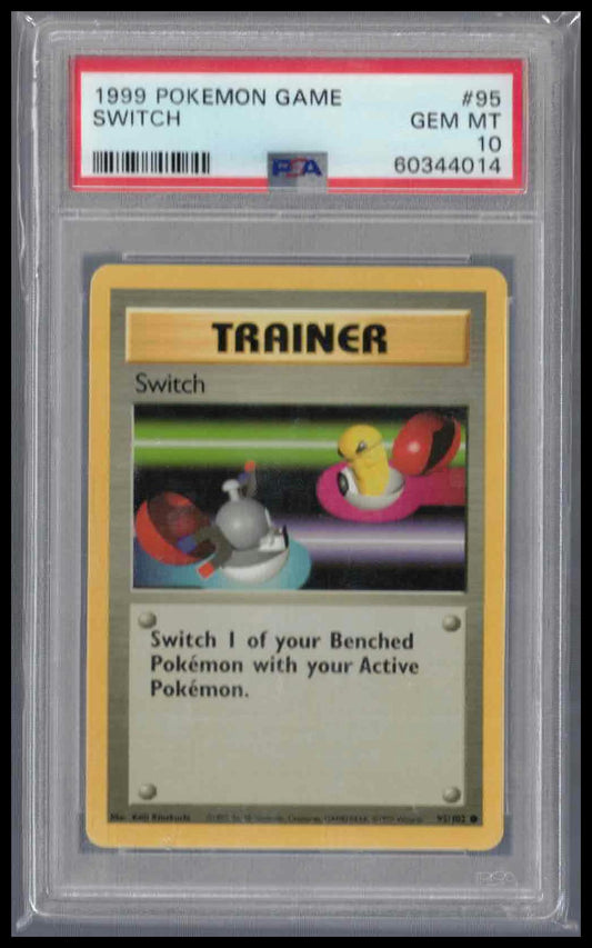 Pokémon Base Set 1999 #95 Switch PSA 10 Gem Mint