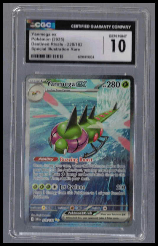 Yanmega ex Special Illustration Rare #228/182 Destined Rivals CGC 10
