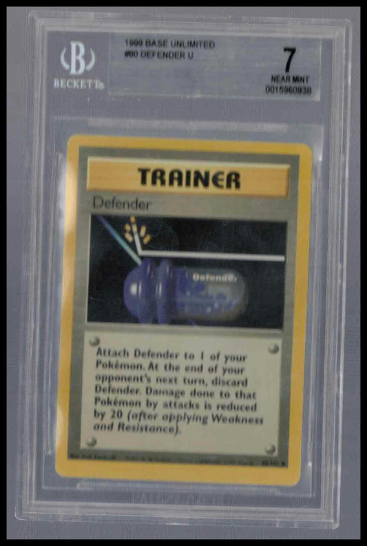 Defender U – 1999 Base Unlimited Pokémon Card BGS 7
