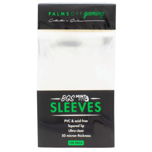 Palms Off Mint-Fit BGS Graded Card Sleeves – Regular 100pc