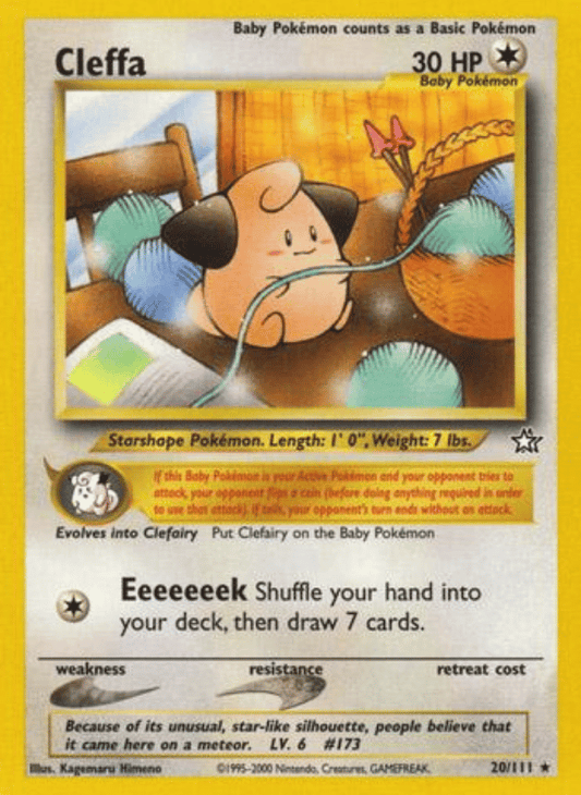 Cleffa Neo Genesis 020/111 Rare Pokemon