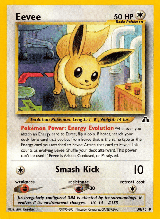 Eevee Neo Discovery 38/75 Uncommon Pokemon