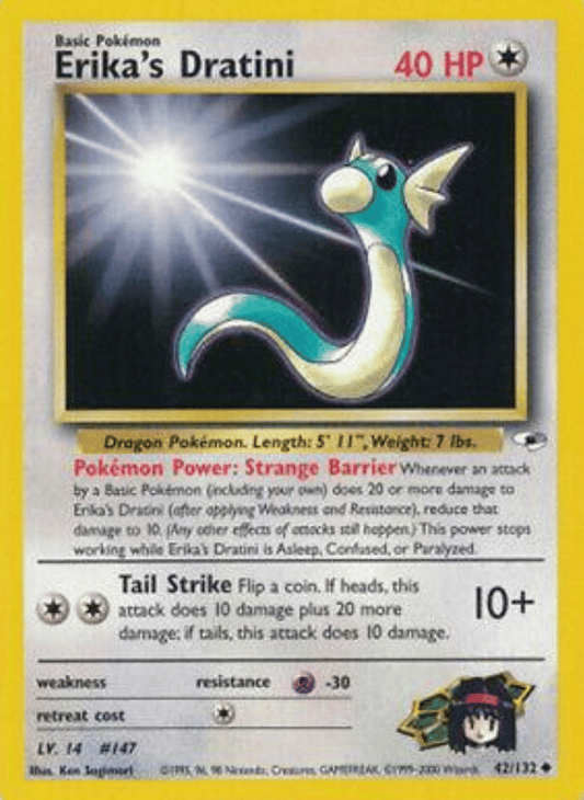 Erika's Dratini Gym Heroes 042/132 Uncommon Pokemon