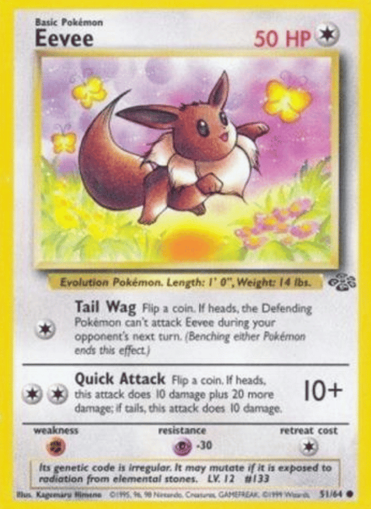 Eevee Jungle 51/64 Common Pokemon