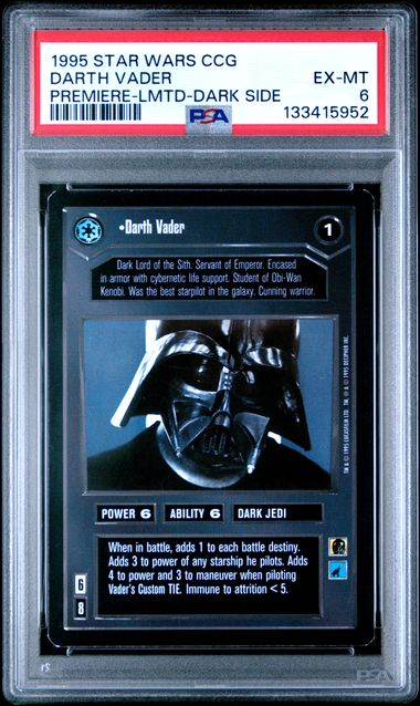 Darth Vader Premiere Limited Dark Side PSA 6